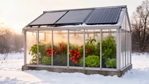 Ogrzewanie solarne do szklarni